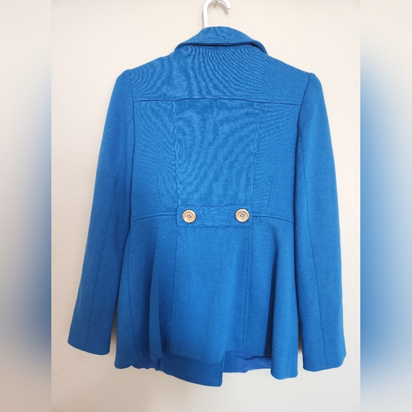 Alfani Blue Jacket Coat Size 2 Petite - Picture 2 of 4